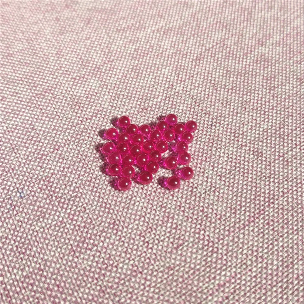 Рубиновые шарики OD 3 мм из искусственного камня