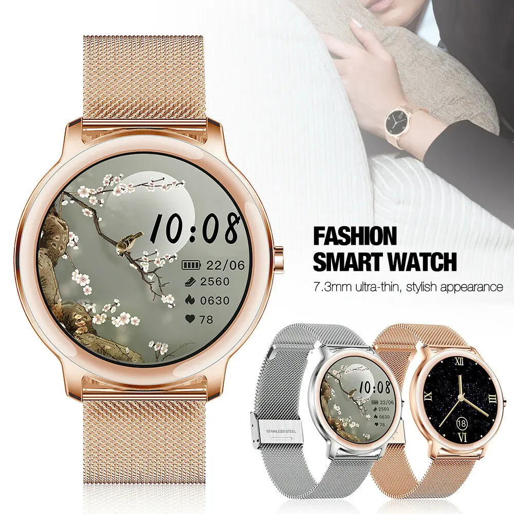 

Спортивные водонепроницаемые женские Смарт-часы с пульсометром