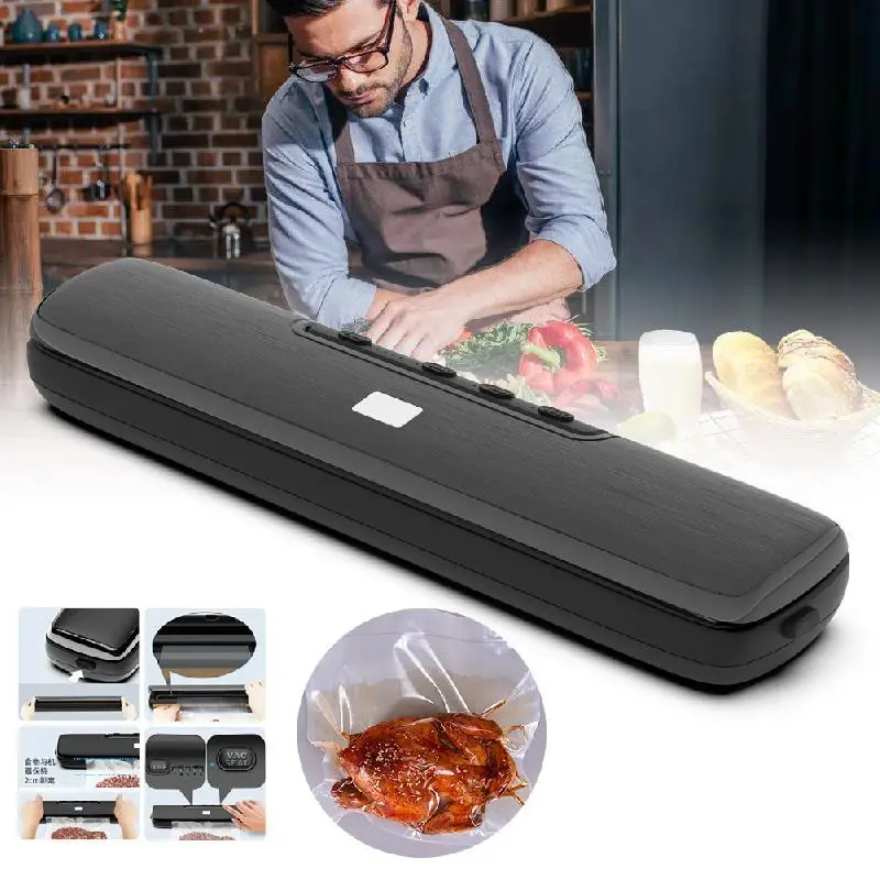 

Household Food Vacuum Sealer Packaging Machine Sous Vide Bags Vacuum Packaging Packer Vacuum Bags for Food Storage Start Kits
