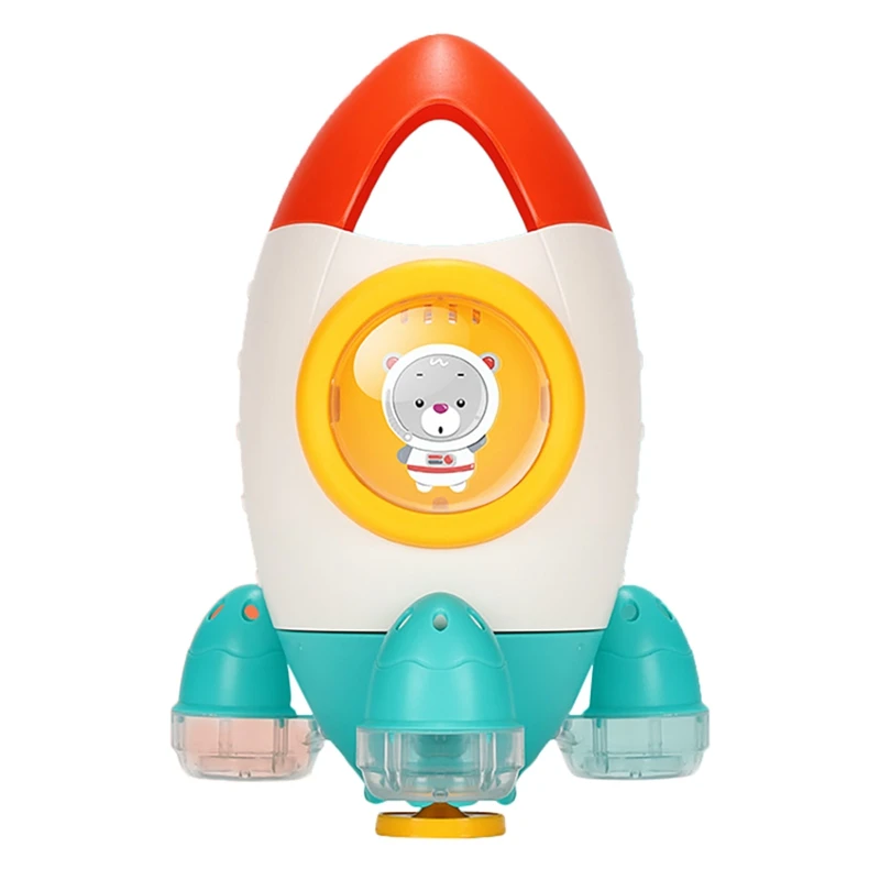

Baby Bath Toys Space Rocket Shape Bathtub Toys for Toddlers Spray Water Toys Fun Pool Toys Best Gift for Baby Kids