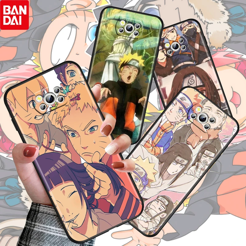 

Hot Anime NARUTO For Xiaomi Poco M4 X3 F3 GT NFC M3 C3 M2 F2 F1 X2 Pro Mi Mix3 Soft Silicone Black Phone Case Cover Coque Capa