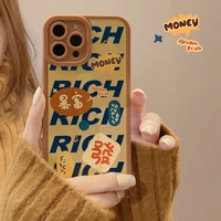 retro mahjong lucky charm shockproof phone case for iphone 13 12 11 pro max xs max xr x 7 8 plus lens protection case cute cover