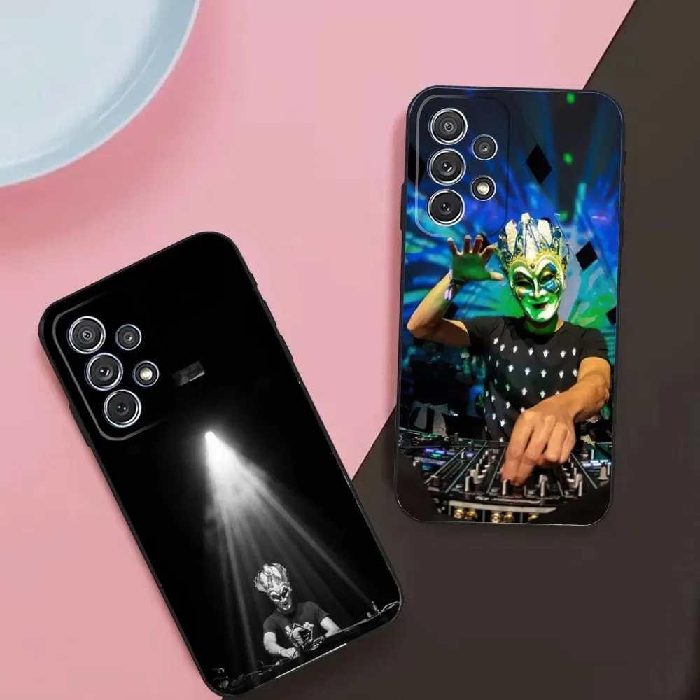Чехол для телефона DJ Boris B-Brejcha Samsung Galaxy A13 A21s A22 A31 A32 A52 A53 A71 A80 A91 Мягкий черный чехол