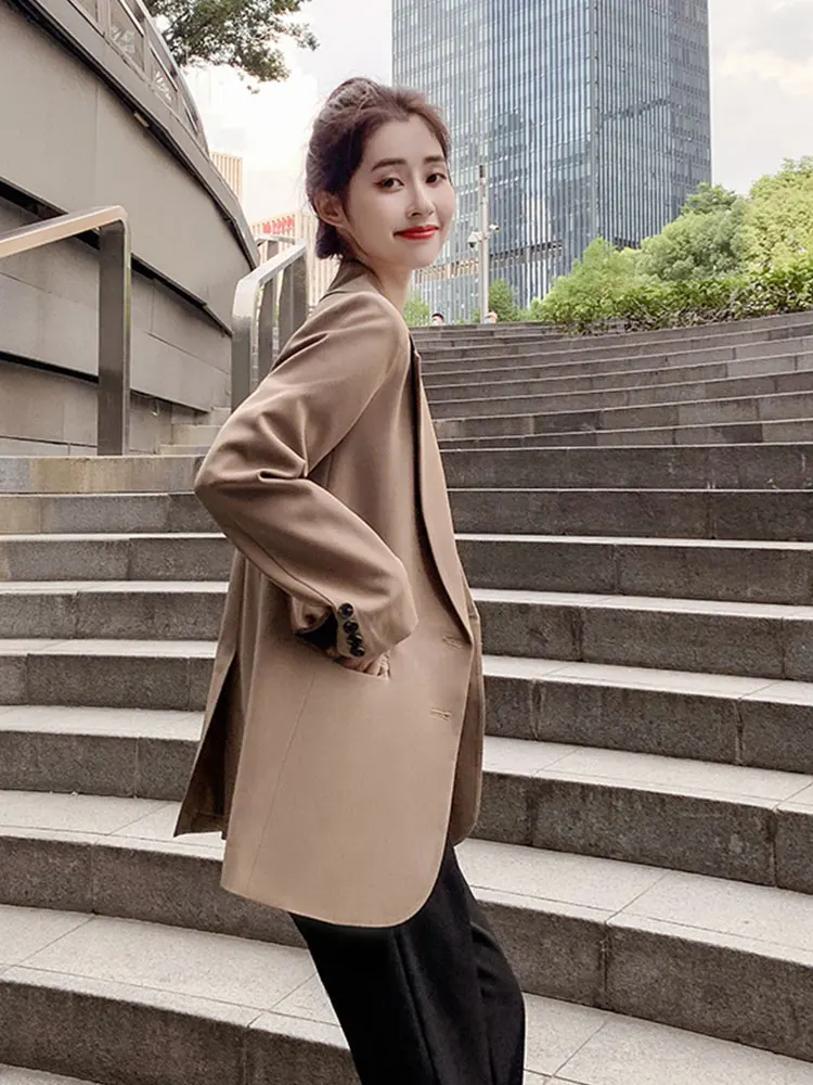 

JXMYY 2021 новая Корейская версия высококачественной свободной модной куртки темпераментная сетчатая красная Повседневная Маленькая женская ...