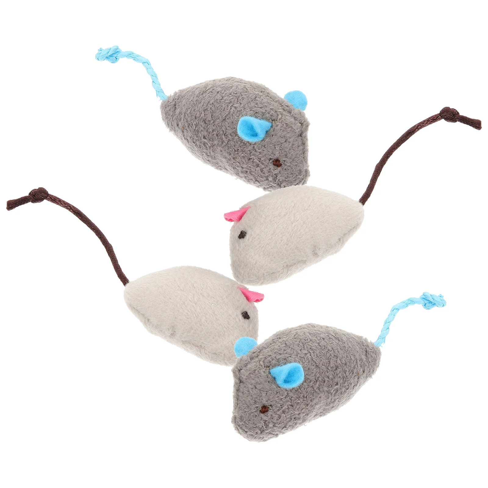 

Simulation Mouse Toy Interactive Cat Toys Indoor Cats Kitten Funny Catnip Mice Pets
