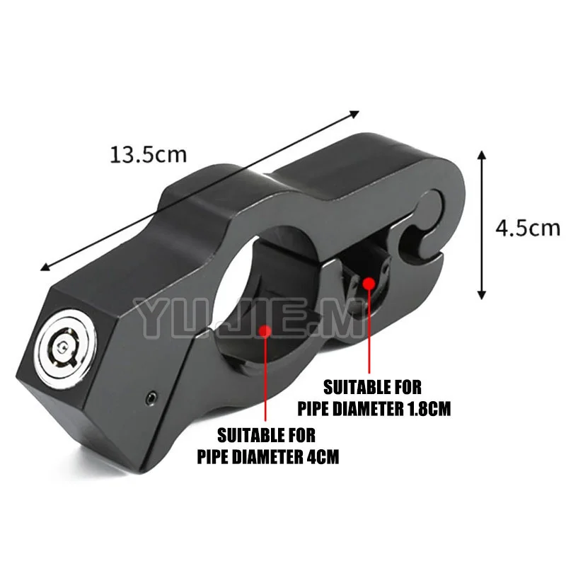Руль мотоцикла скутер квадроцикл тормозная муфта безопасность защита от кражи