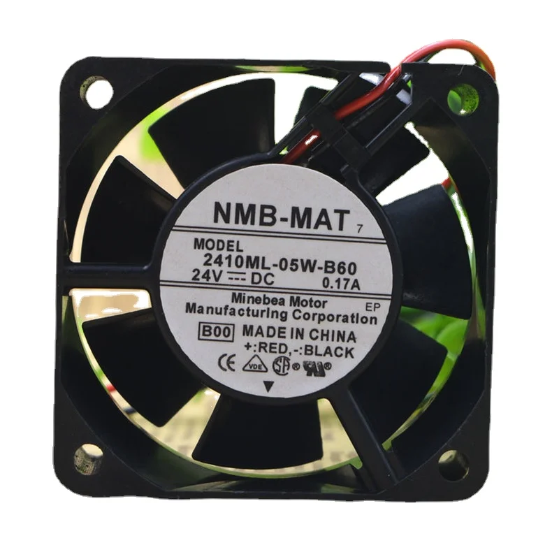 

Новый вентилятор охлаждения процессора Для NMB 2410ML-05W-B60 24 В 0.17A осевой Компьютерный Вентилятор 6 см 6025 60x60x25 мм