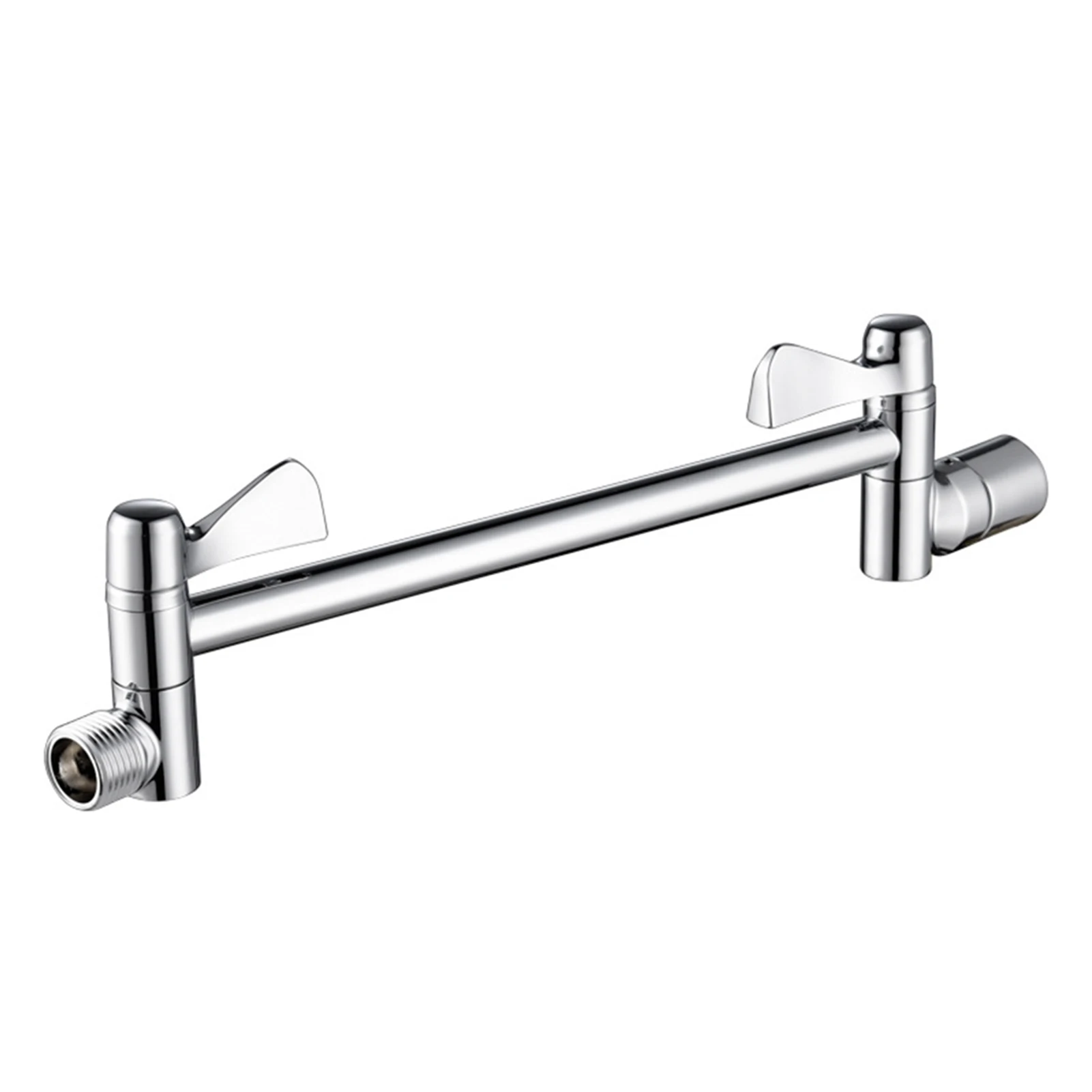 

Bathroom Universal Extension Practical Durable Replacement Parts Hotel Solid Brass Shower Arm Strong Adjustable Angle Hardware