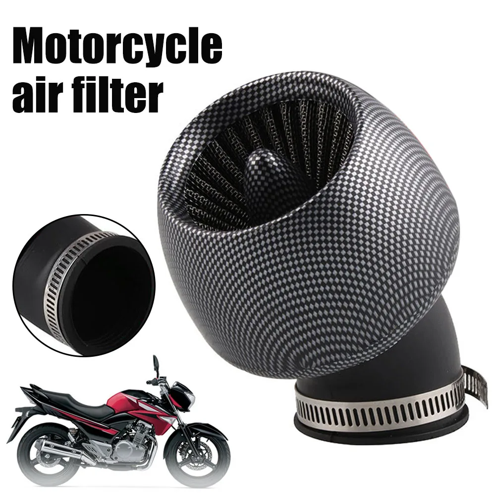 

Motorcycle Air Filter 28mm 35mm 42mm 48mm 45° Elbow Apple Head For Yamaha GP110 100cc 125cc Scooter Vehicle Charming Eagle 100