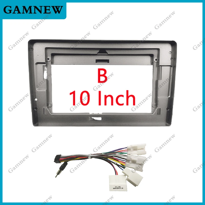 

10-дюймовая автомобильная рамка, адаптер для фасции, Android-радио, аудиосистема приборной панели, комплект для Toyota Hiace 2010-2018