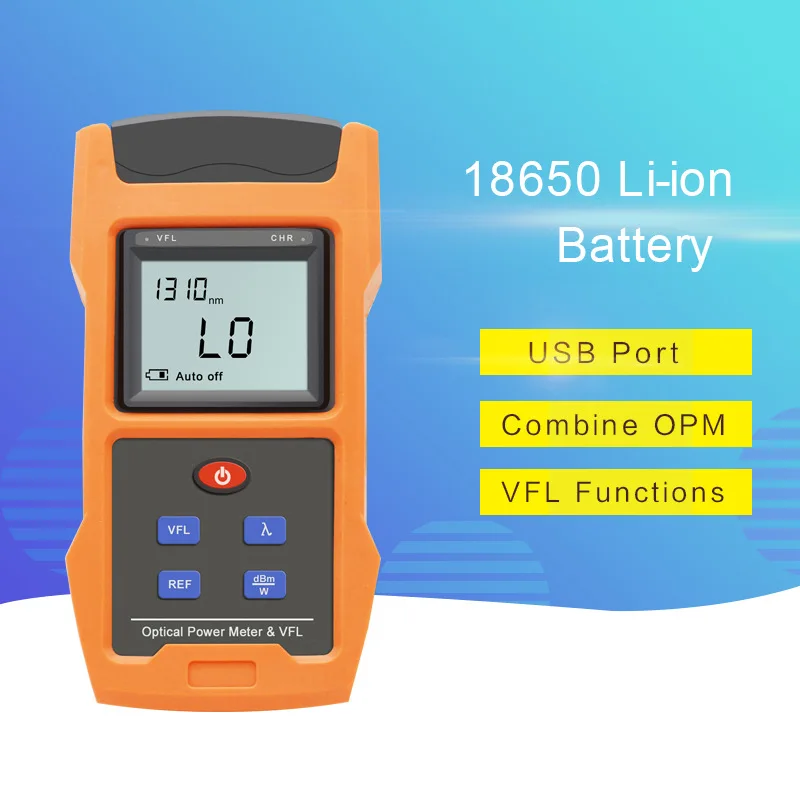 Optical Power Meter  Light All-in-One Machine Lithium Battery TM263-A-V10High-Precision Optical PowerMeter