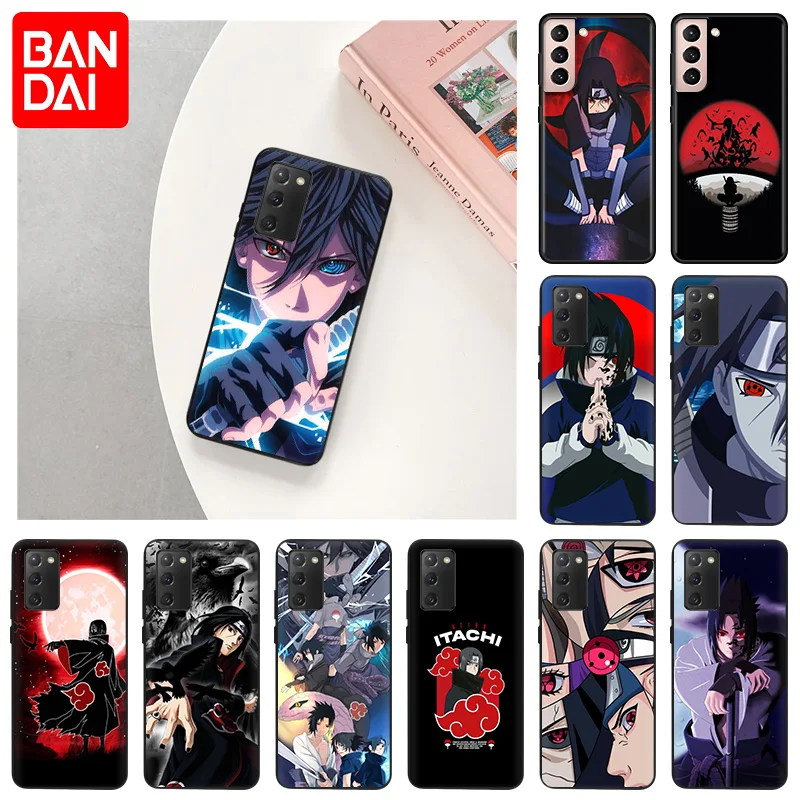 

Uchiha Sasuke Naruto Case For Samsung Galaxy S22 5G S21 S20 FE S10 Lite S9 S8 Plus S7 A91 Ultra Thin Black Soft Silicone Cover