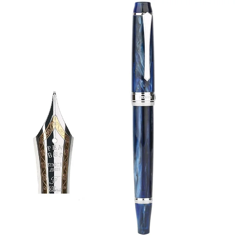 

PENBBS 456 перьевая ручка галактика прозрачный наконечник