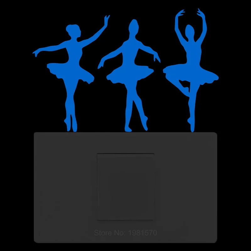 Светящиеся наклейки балерина девочка Балерина Танцевальная тренировочная