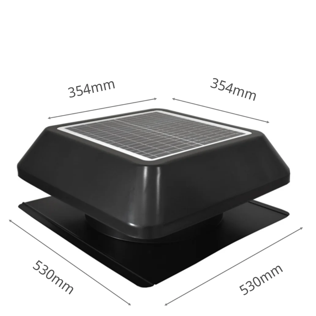 

Roof extractor solar attic exhaust fan for greenhouse air ventilation