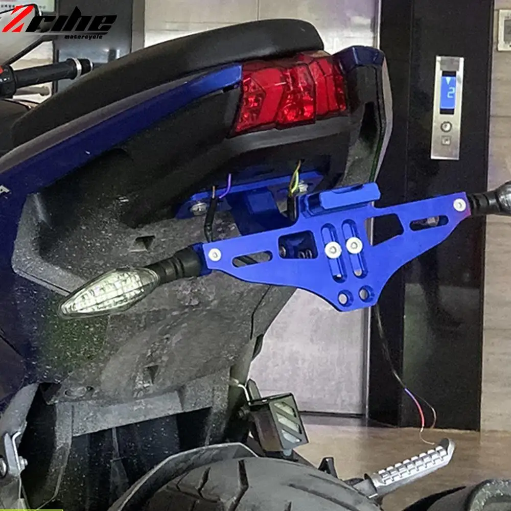 CNC алюминиевые аксессуары для мотоциклов задний держатель номерного знака со