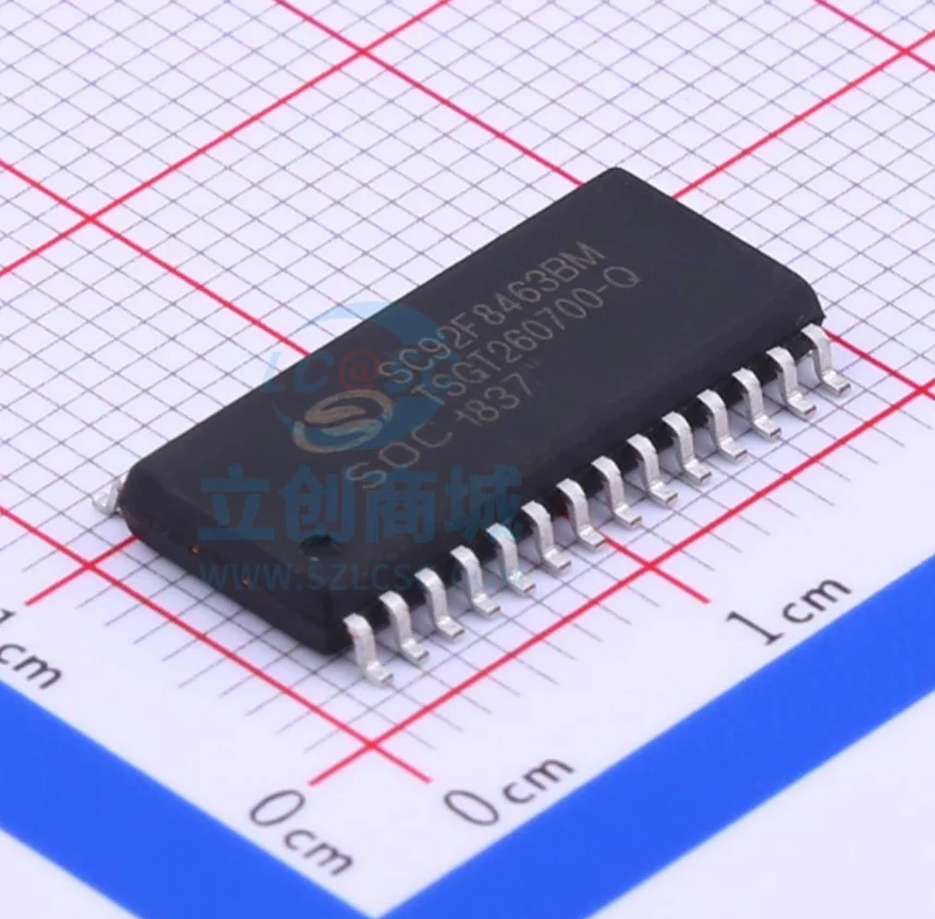 

100% Новый оригинальный SC92F8463BM28U ПАКЕТ SOP-28 новый оригинальный подлинный микроконтроллер (MCU/MPU/SOC) IC чип