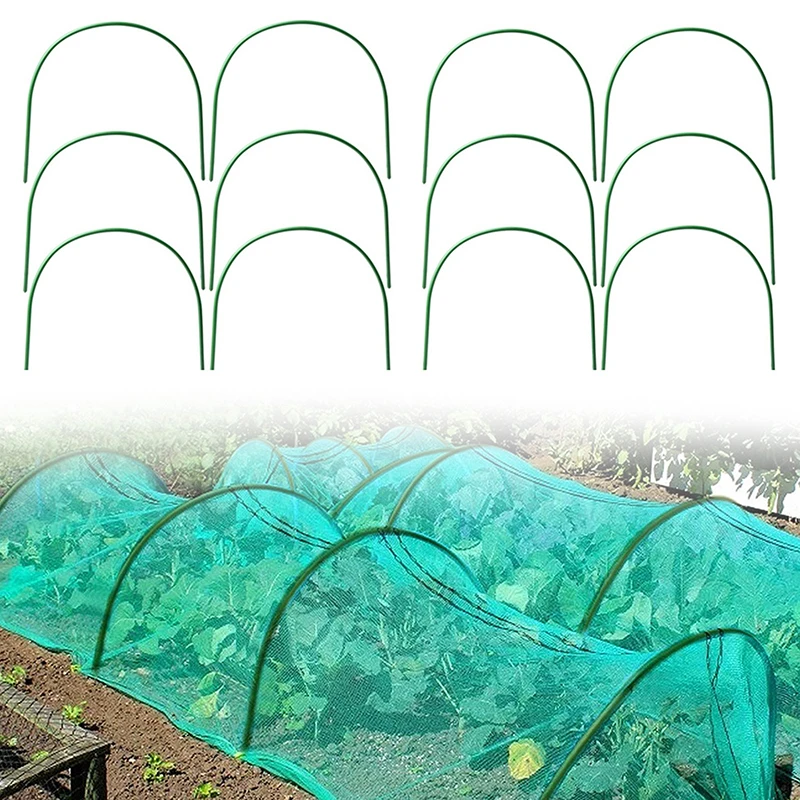 Plant Support Garden Stakes For Raised Beds Row Cover Hoops