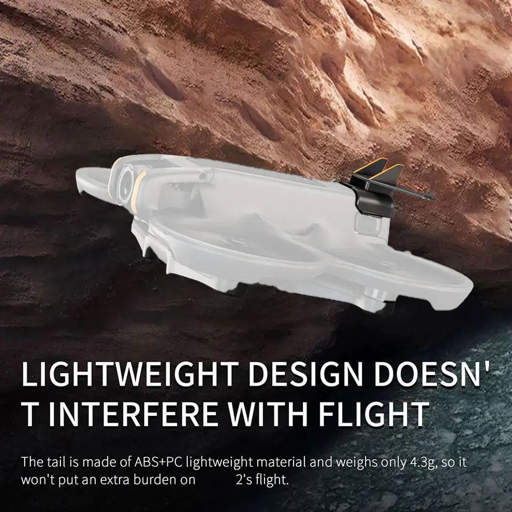 Для DJI AVATA2 Black Tail Wing съемка крыла полета Защита аккумулятора крышка дрона