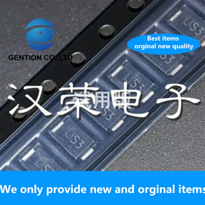 

50 шт. 100% Новый оригинальный CMS03 Шелковый экран S3 параметры: 30 в 3A SMD SOD-128 диод Шоттки