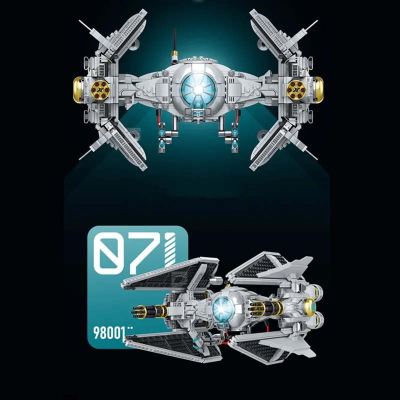 Конструктор MINISO TIE Battle-StarFighters Interceptor-Fighter 14+