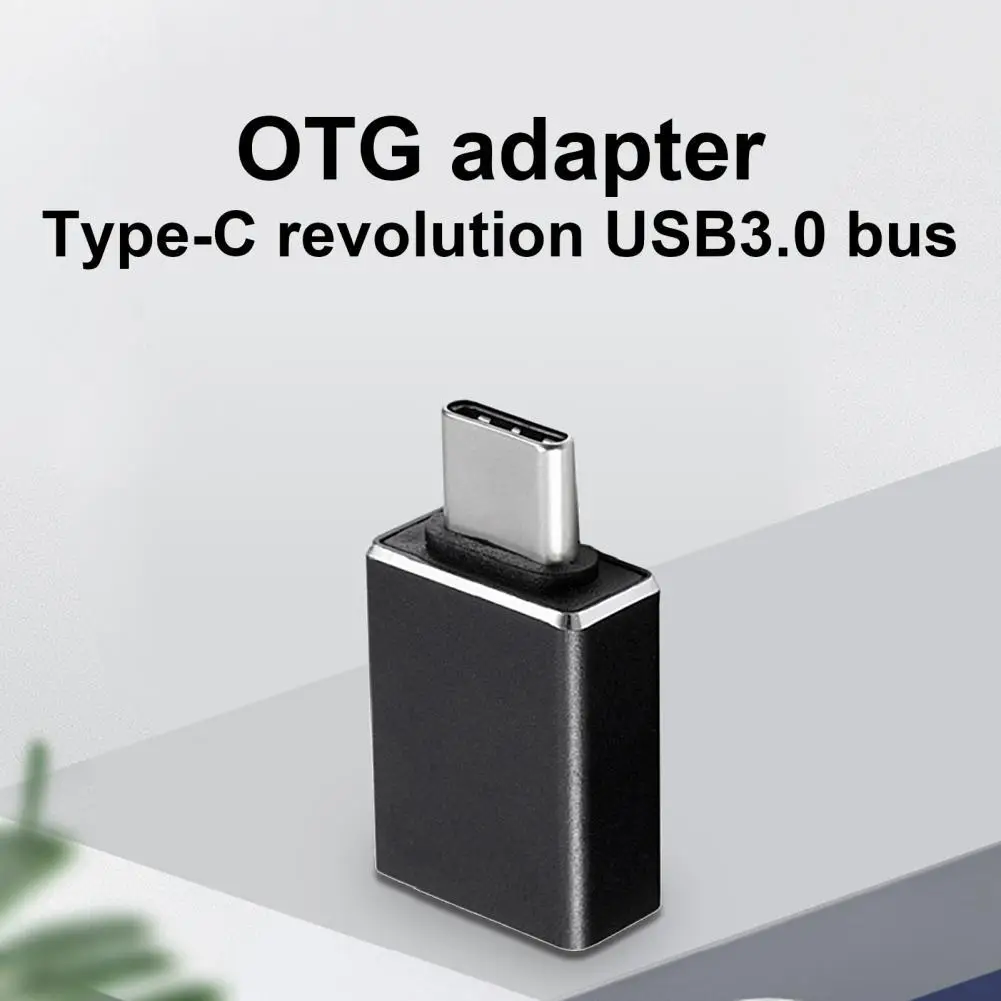 

Адаптер OTG Plug and Play, мини-конвертер из алюминиевого сплава Type-C в USB 3,0 для телефона