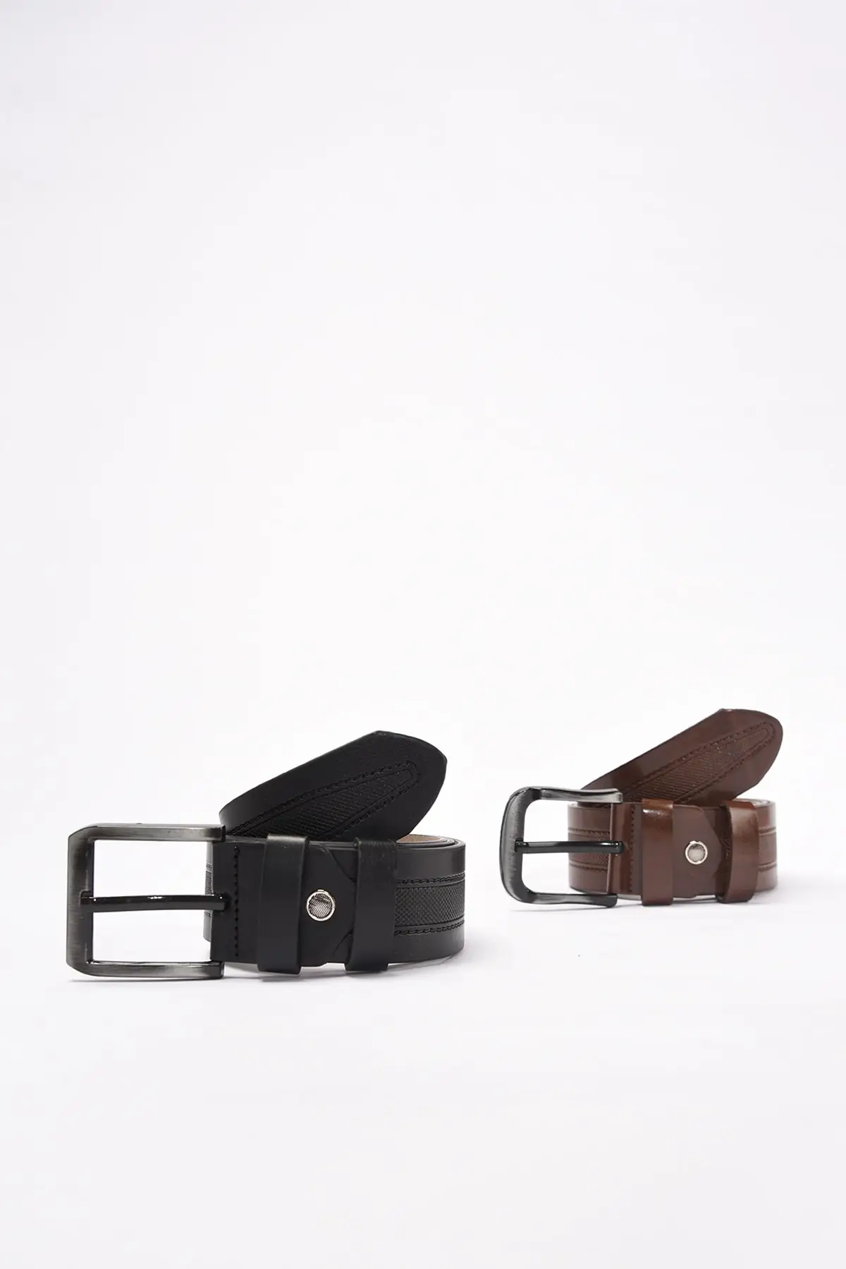 

Trendyol Male 2'li Faux Leather Belt TMNSS21KE0109