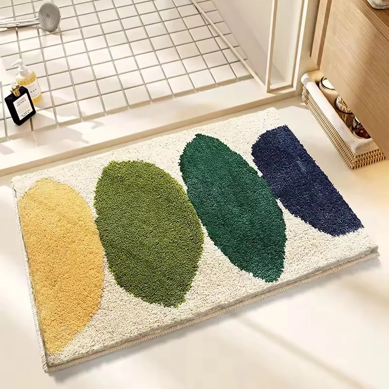 

Зеленый микрофибровый коврик для ванной Tapijt