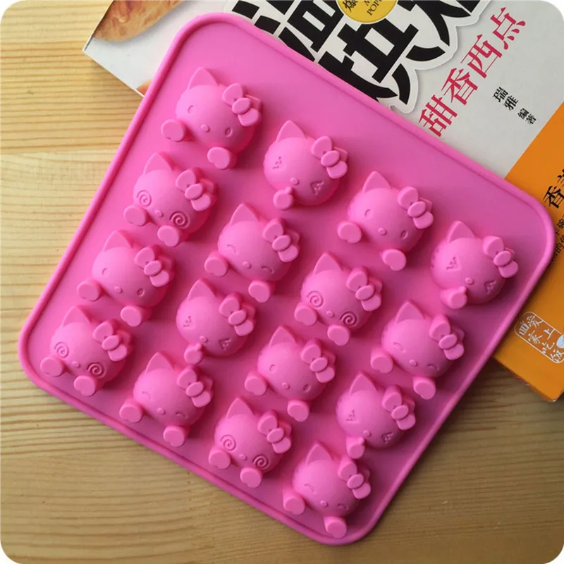 

Kawaii HelloKittys Doraemon Sanrios Cartoon Cute Silicone Handmade Cake Baking Mould Chocolate Mould Anime Plush Toy Gift Girl
