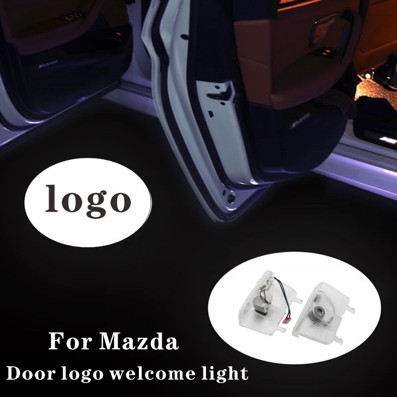 

Car LED sign welcome light projection car door atmosphere lighting decoration light for Mazda 6 RX8 ATENZA CX-9 Forge Mazda8 MPV