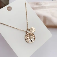 fashion jewelry tree of life big pendant necklace for women punk long sweater chains necklace gifts choker 2021 new