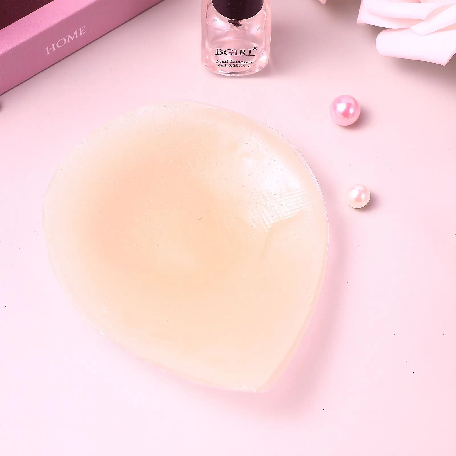 2pcs Waterproof Silicone Pad Swimming Swimming Sticker Reusable Invisible Tape