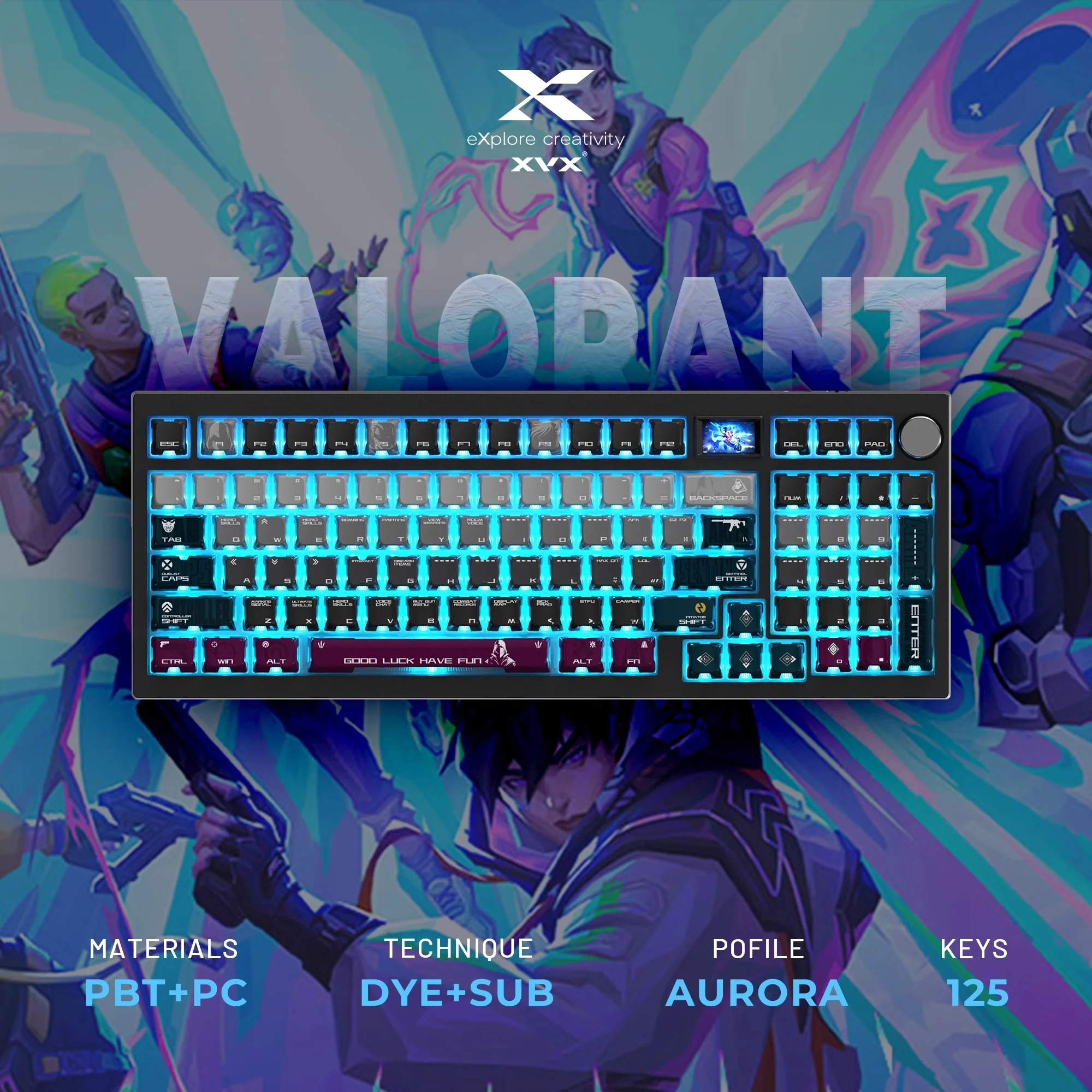 Колпачки для клавиш XVX Valorant