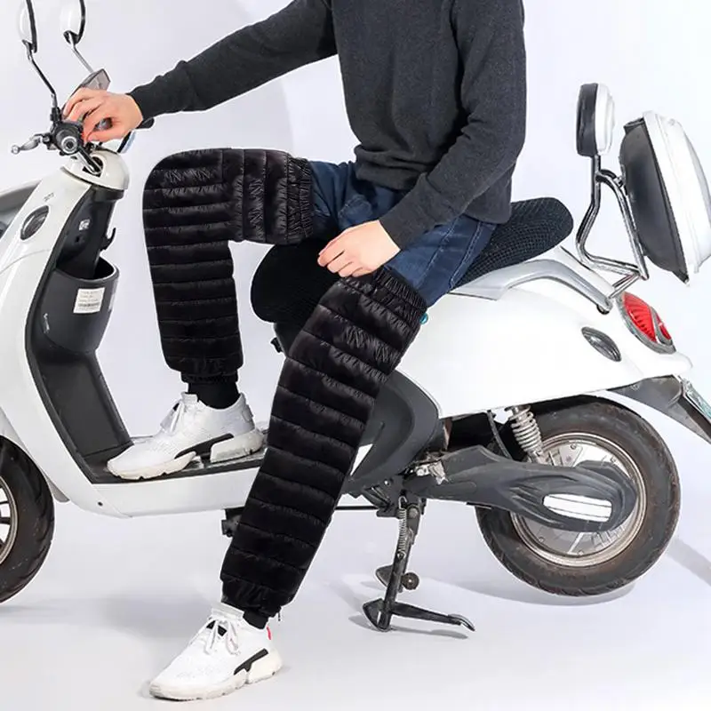 

Motorcycle Winter Warmer Knee Leg Pad Protector Thickened Windproof Pads Motorcycle Outdoor Winter Leggings For Quad Scooter