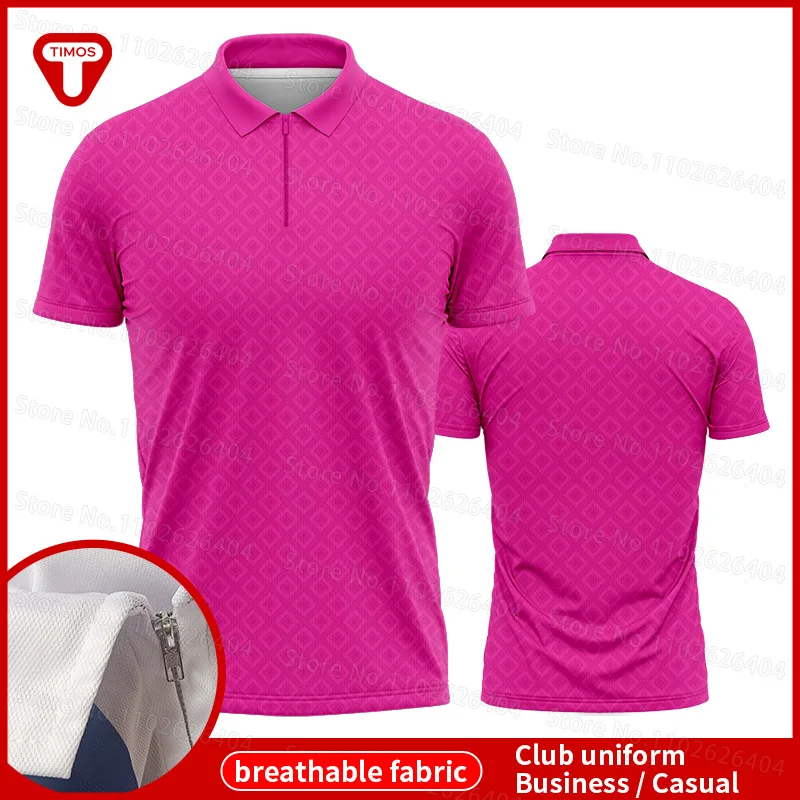 

Рубашка-поло мужская с коротким рукавом, модная сорочка с большим свободным воротником, Универсальный спортивный топ с принтом, лето