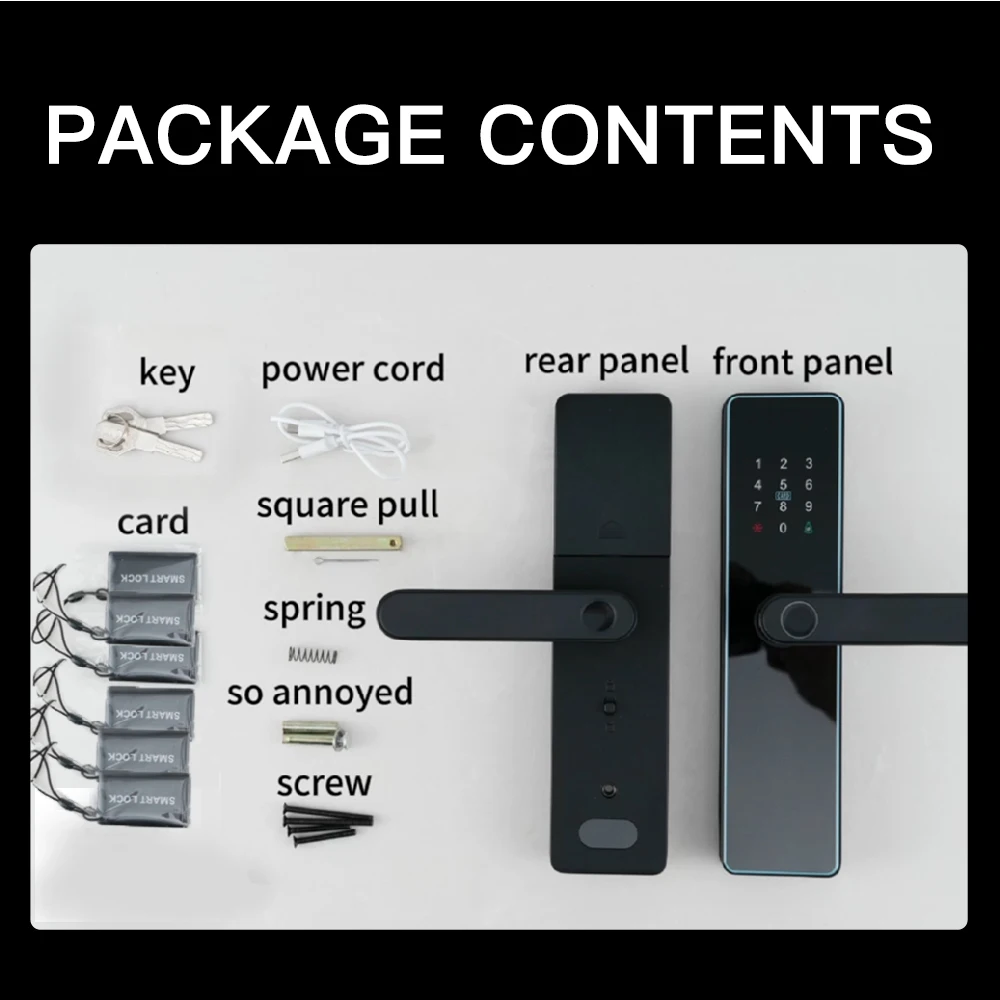 Новинка 2023 года Wi-Fi Tuya APP умный дверной замок удаленная разблокировка цифровой