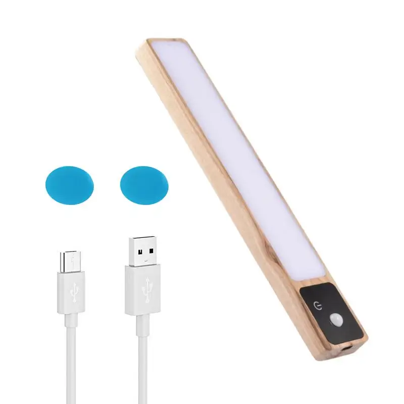 

LED Under Cabinet Night Light USB Rechargeable Motion Sensor Closet Light Kitchen Bedroom Lighting Indoor Wall Lamp