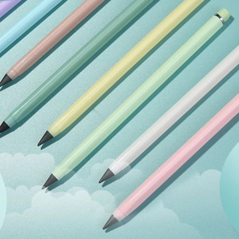 

Black Technology Eternal Pencil Free Cut Can Erase Not Easy To Break Lead No Ink Sketch Writing Positive Posture Student Pencil