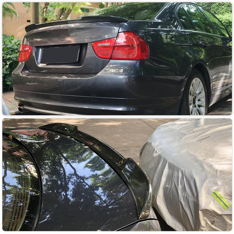Автомобильный задний спойлер из углеродного волокна крылья спойлера ДЛЯ BMW 3