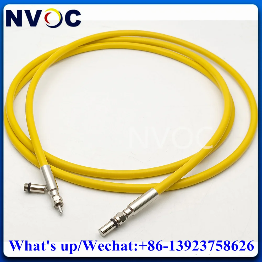 

SMA905-SMA/FC/ST Silica Metal Ferrule MM SX 300um(UV-VIS~200-1100nm,0.22NA),2M,7.0mm Yellow Armored Fiber Optic Patch Cord Cable