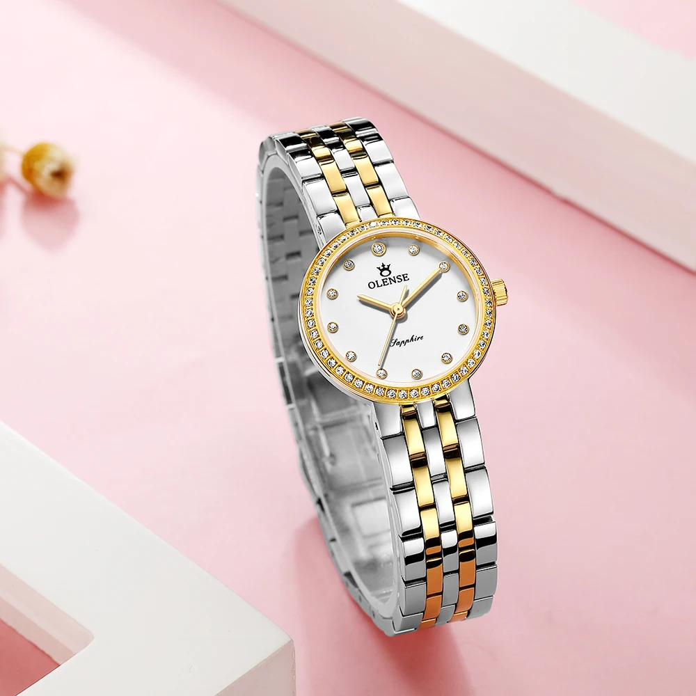 

Luxury Geneva Brand Women Gold Stainless Steel Quartz Watch Military Crystal Casual Wrist Watches Rhinestone Relogio Feminino