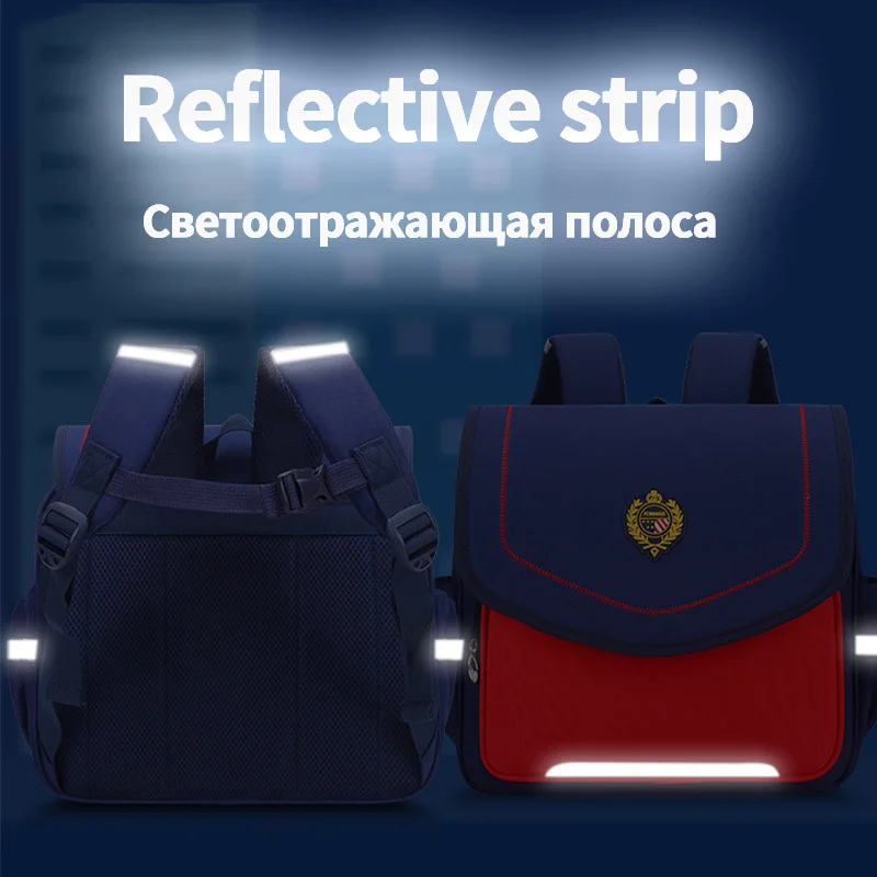 OYIXINGER 2022 Primary Schoolbag Boys And Girls Backpack Kindergarten Bag Wear-resistant Reduce Pressure Teenager Square Satchel