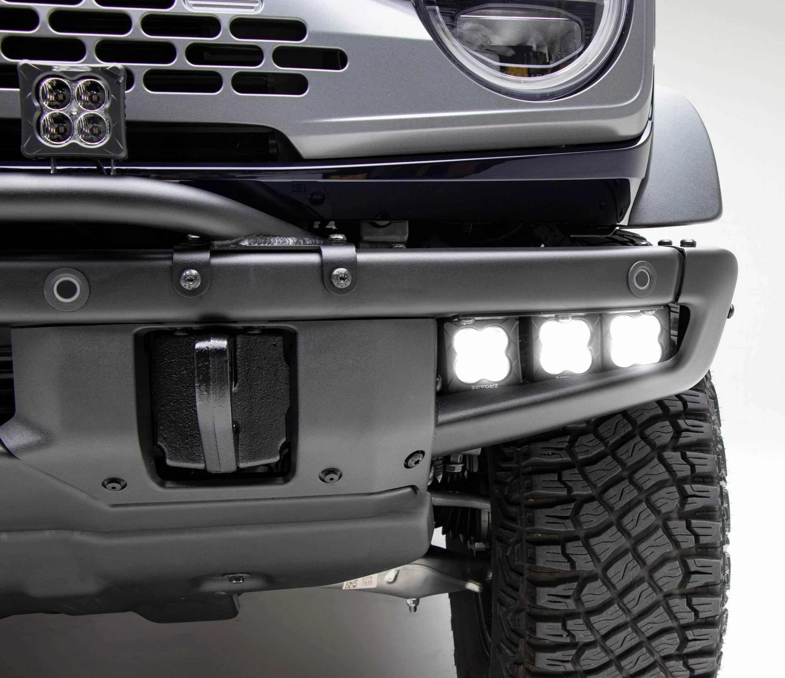 Фото Передний бампер HW 4x4 для бездорожья с нижней трубкой для Bronco №5