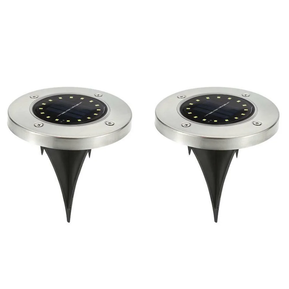 

IP65 Waterproof LED Solar Ground Lamp Energy Saving Environmental Protection Spike Outdoor Courtyard Path Decking Light