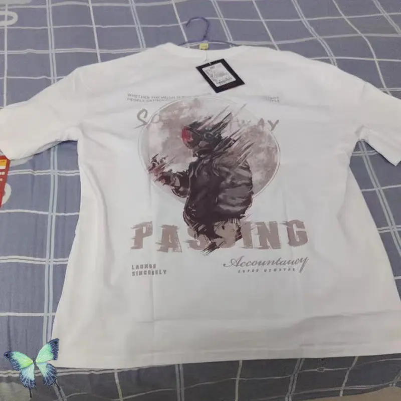 

2022 T-shirts PASSING Letter Print Oversize High Quality Men Women T Shirt