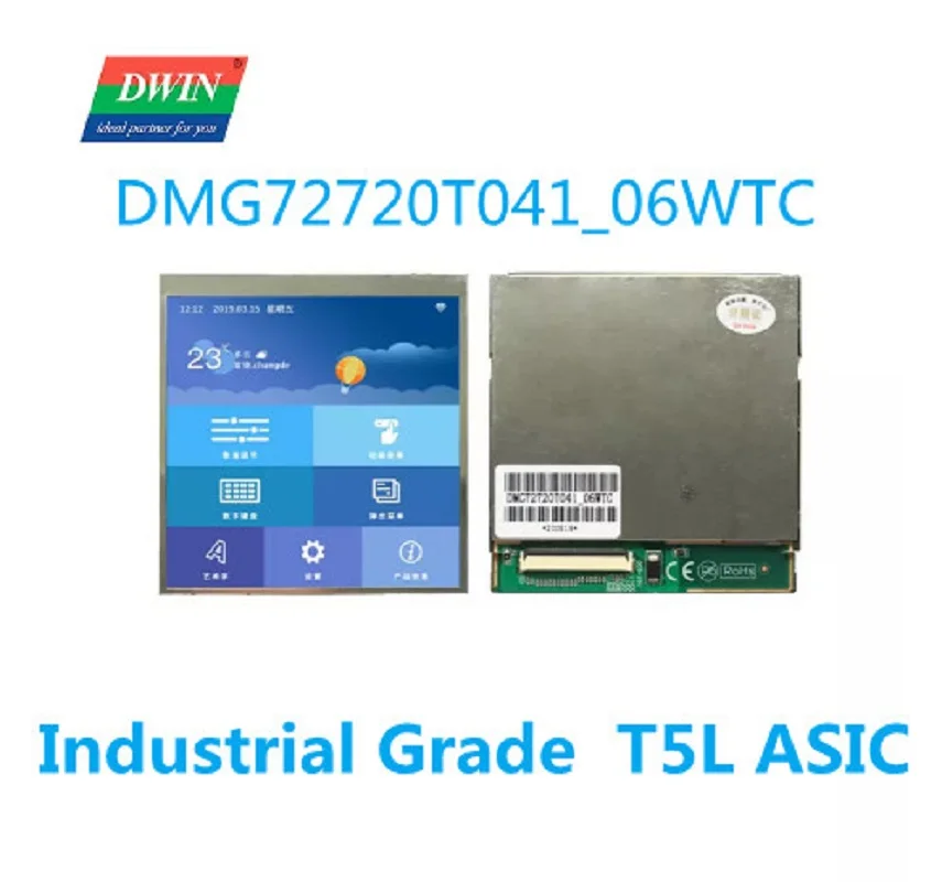 Настенная панель DWIN 720*720 4 1 дюйма TFT IPS Incell термостат сенсорная ЖК-панель Home