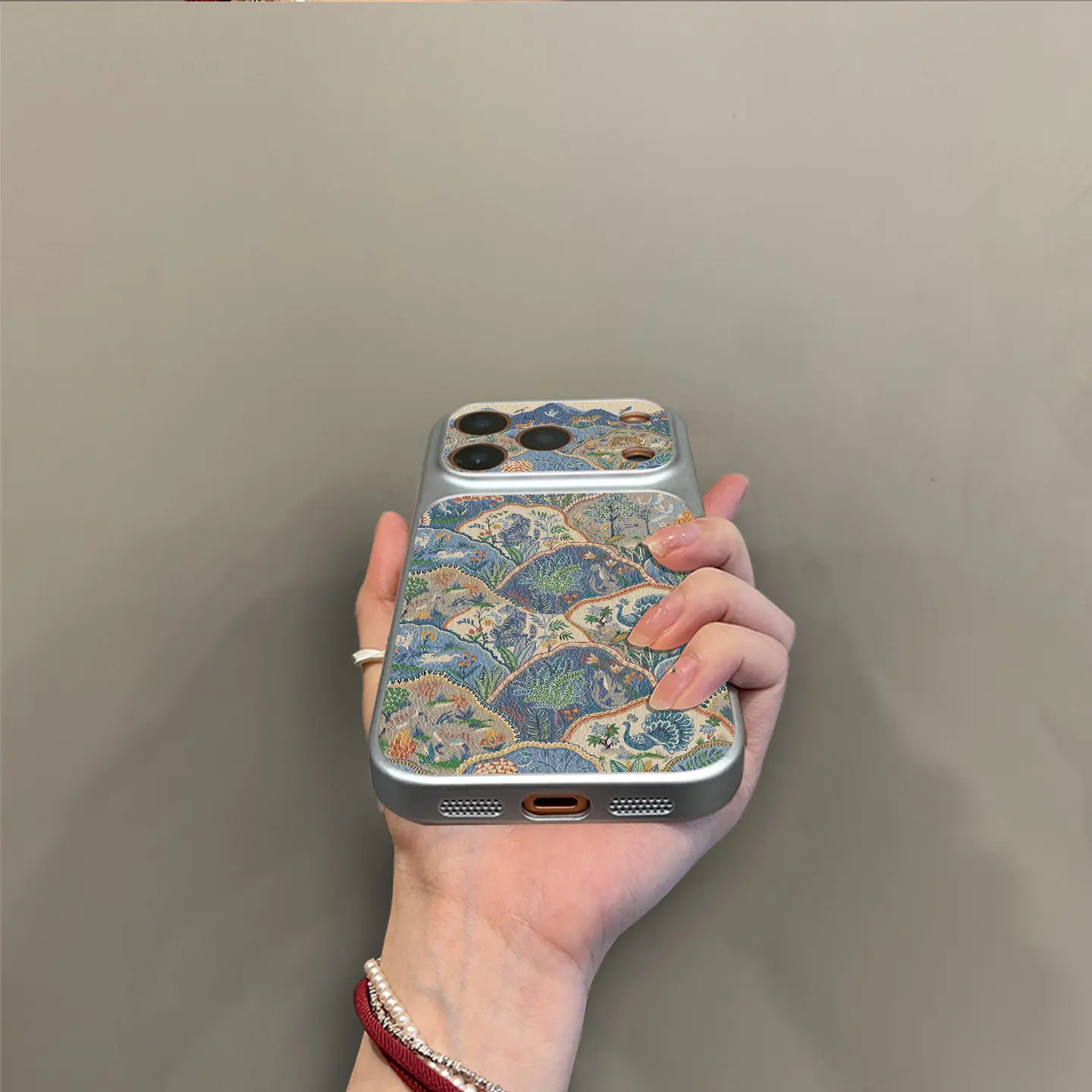 Фото Чехол для телефона в китайском стиле с павлином для iPhone 17 Pro Max, Air 16, E 15, 14, 13, 12, 11 Pro Max, 17E, 8, 7 Plus, X или серии 17 №5