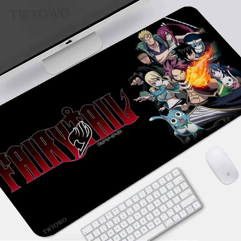 

Fairy Tail Mouse Pad Gaming XL Large HD Computer Mousepad XXL Desk Mats Natural Rubber Anti Slip Carpet Soft Computer Table Mat