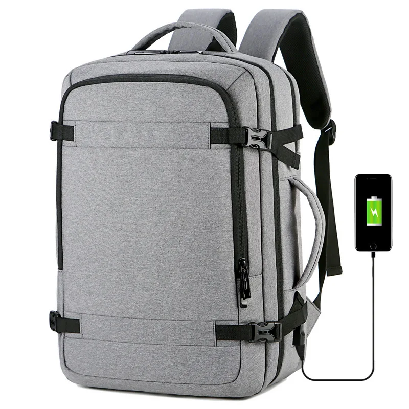 

Waterproof For Backpacks Large Business Travel Extensible Laptop Mochilas Capacity Backpack Charging Men Hand-held Bag Backpack