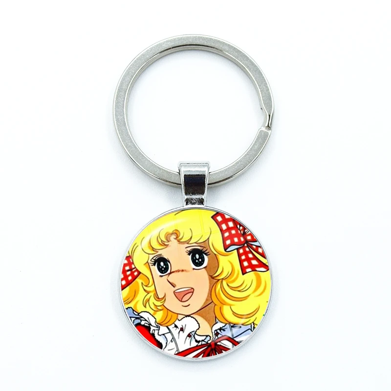 Модные мультяшные дизайнерские брелки ручной работы стеклянные брелоки с